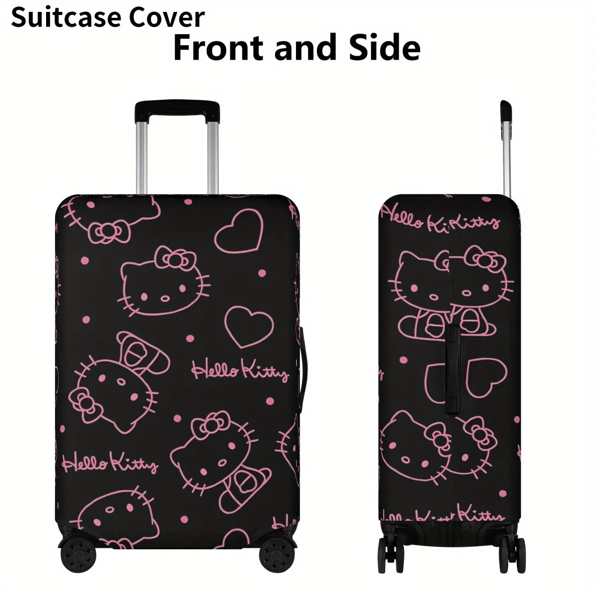 

Dust-proof luggage protector, suitable for travel, daily commuting and decorating gifts, cute protective luggage