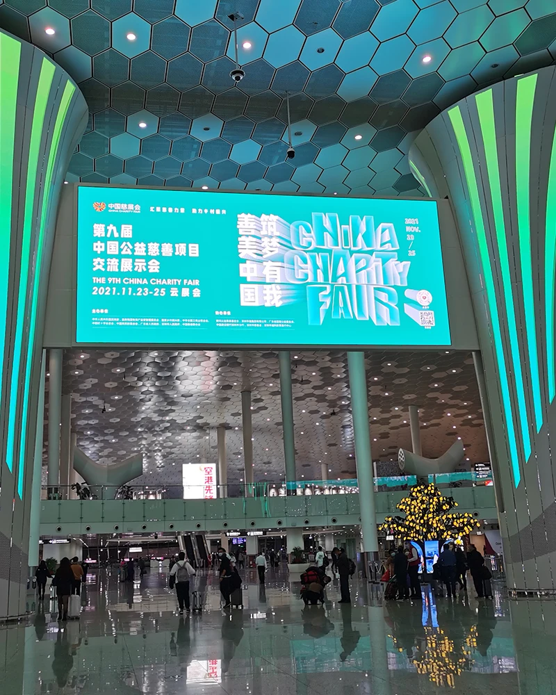 Módulo LED interior de alta resolución P3.076, Panel a todo Color de matriz de 320x160mm, pantalla programable RGB SMD2121 de 104x52 píxeles