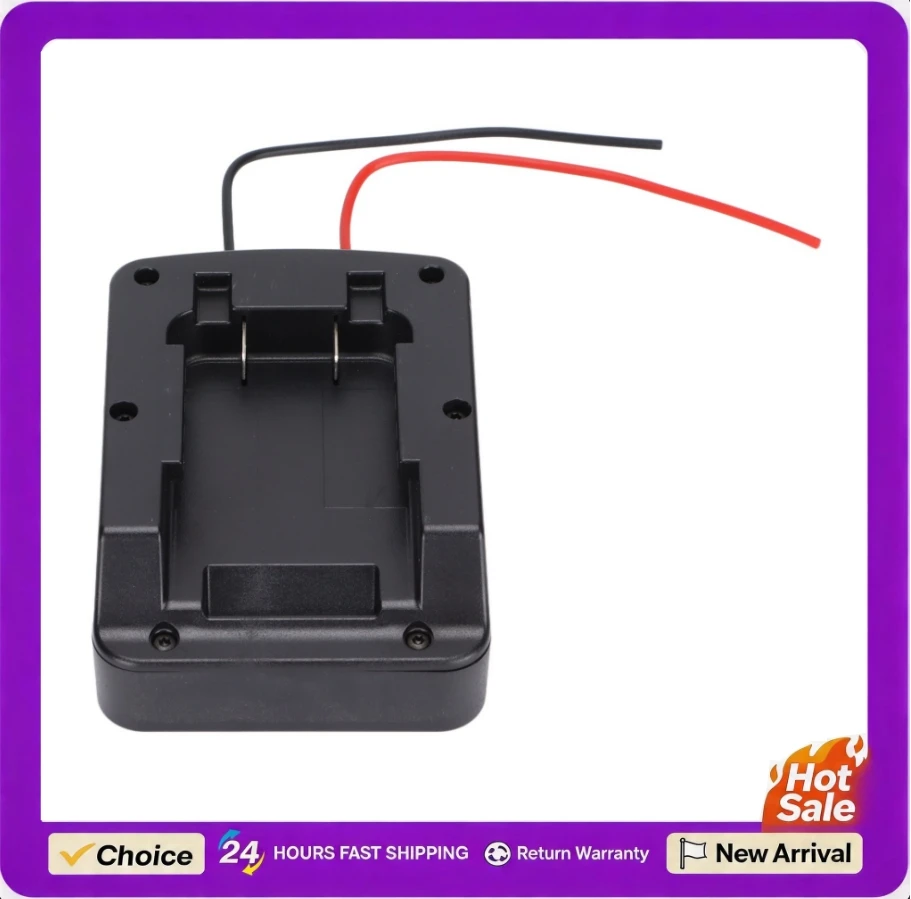 Power Wheel Adapter Battery Converter Adapter Stable Portable Power Tool Power Connector for Black & Decker 20V Lithium Battery
