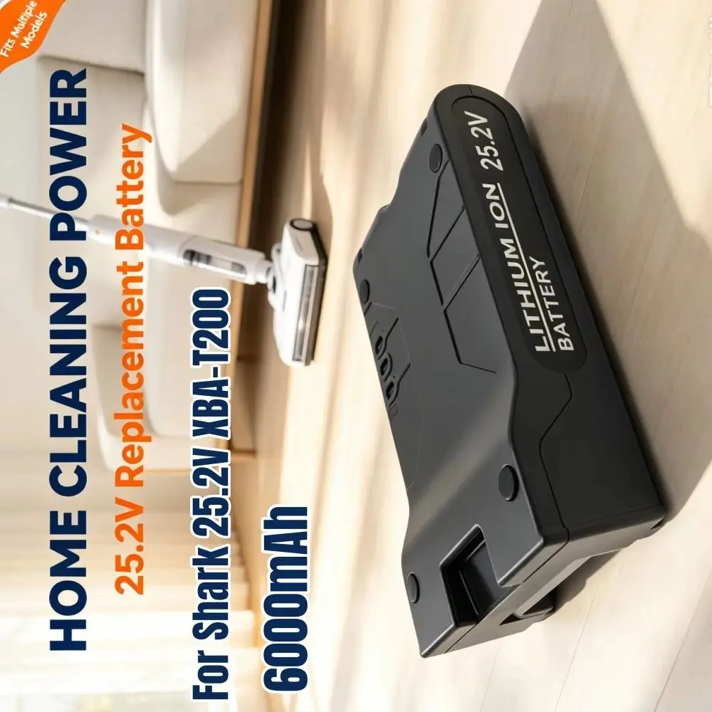 100% New 25.2V 6000mAh lithium-ion battery for Shark ion rocket IONFlex ion F80 IONFlex 2X cordless vacuum cleaner