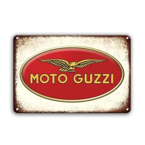Tin Sign Man Cave Wall Art Retro Motorcycle Decor Metal Plaque