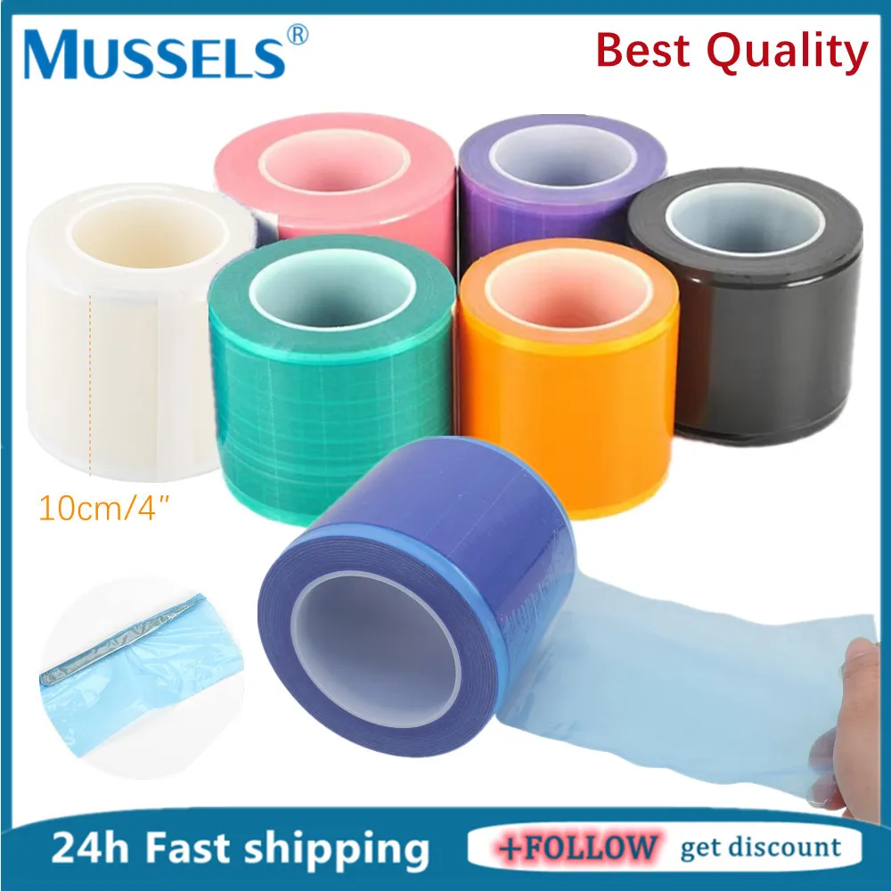 

1200PCS Disposable Barrier Tape Protective Film Tattoo Plastic Wrap Dental Tools Isolation Membrane Anti-fouling Adhesive Band