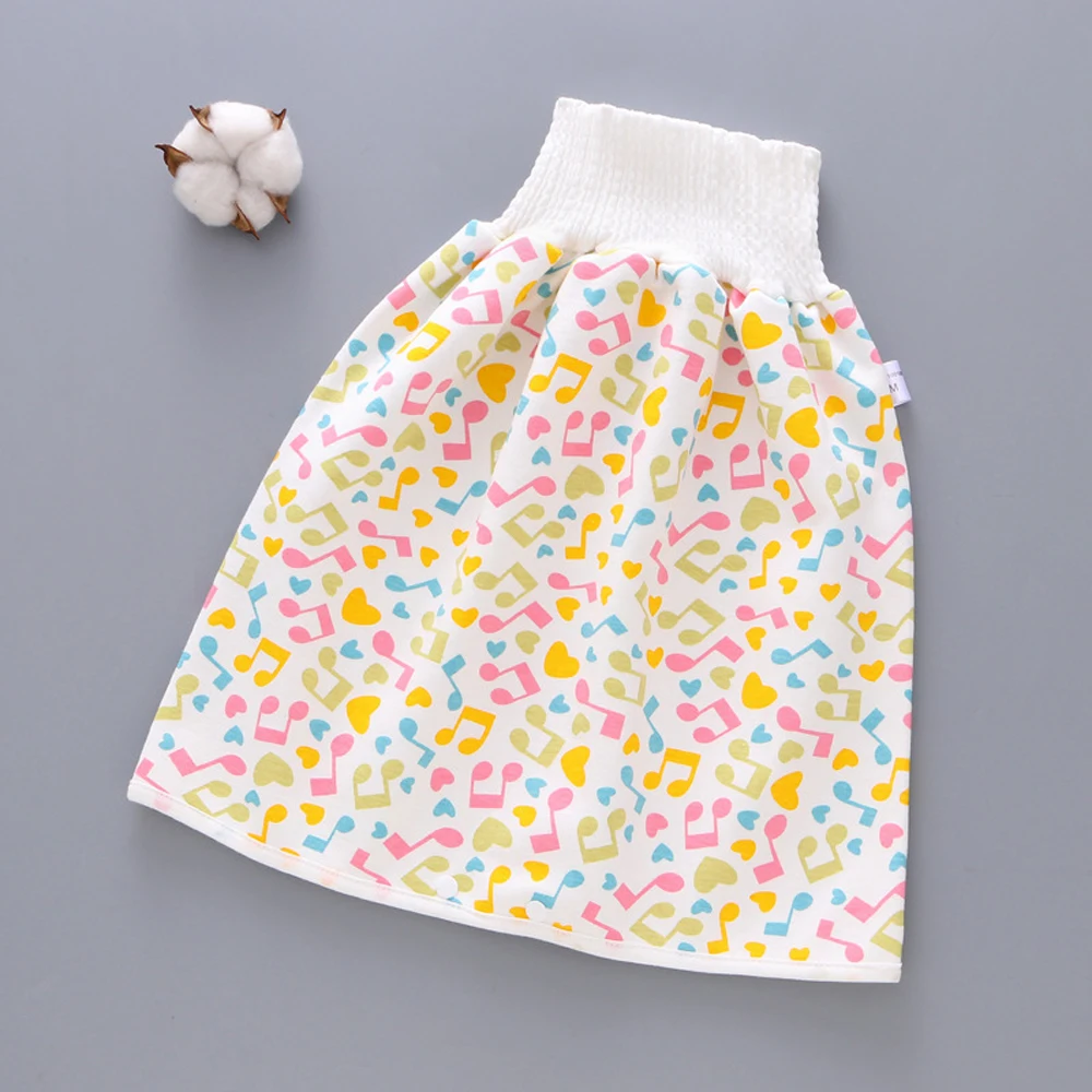 

Trainining Fashion Nappy Shorts Cloud Waterproof Cotton Wave Leak-proof Baby Diaper Skirt Flower Diaper Infant Training Pants