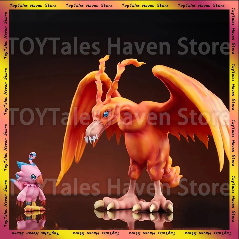 Digimon anime figura piyomon figura birdramon estatueta de ação gk estátua coleção modelo boneca decoração brinquedo para crianças presente