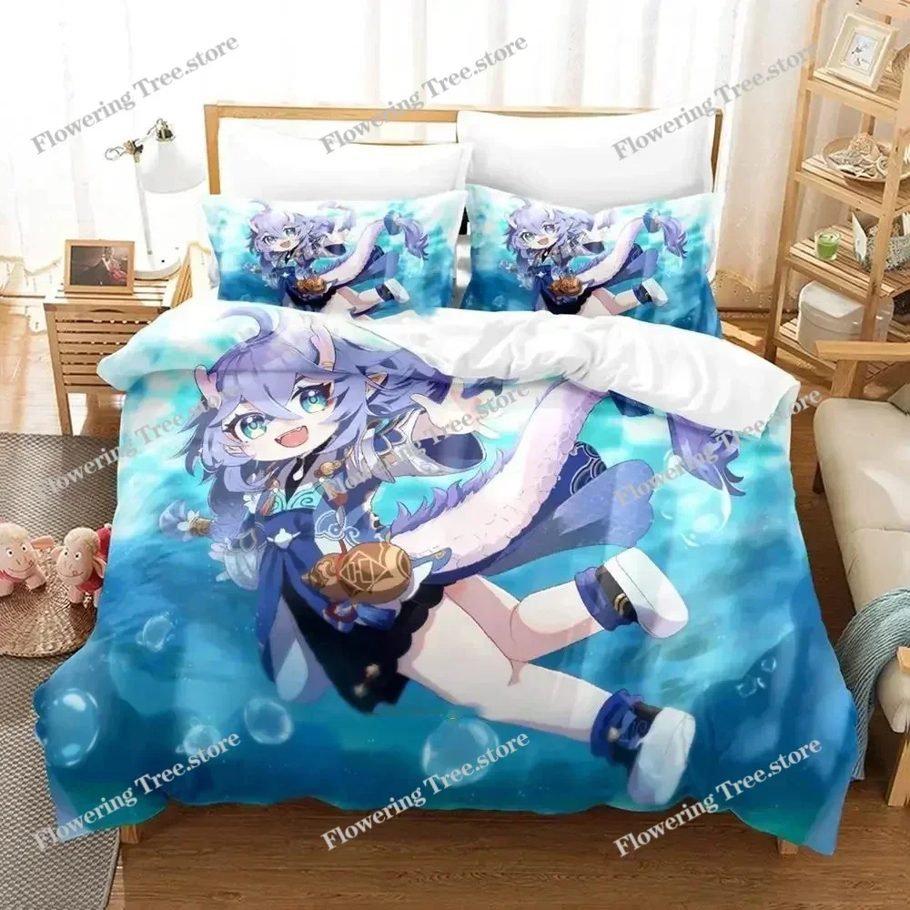

Anime Honkai Star Rail Bedding Set Boys Girls Twin Queen Size Duvet Cover Pillowcase Bed Kids Adult Fashion Home Textileextile02