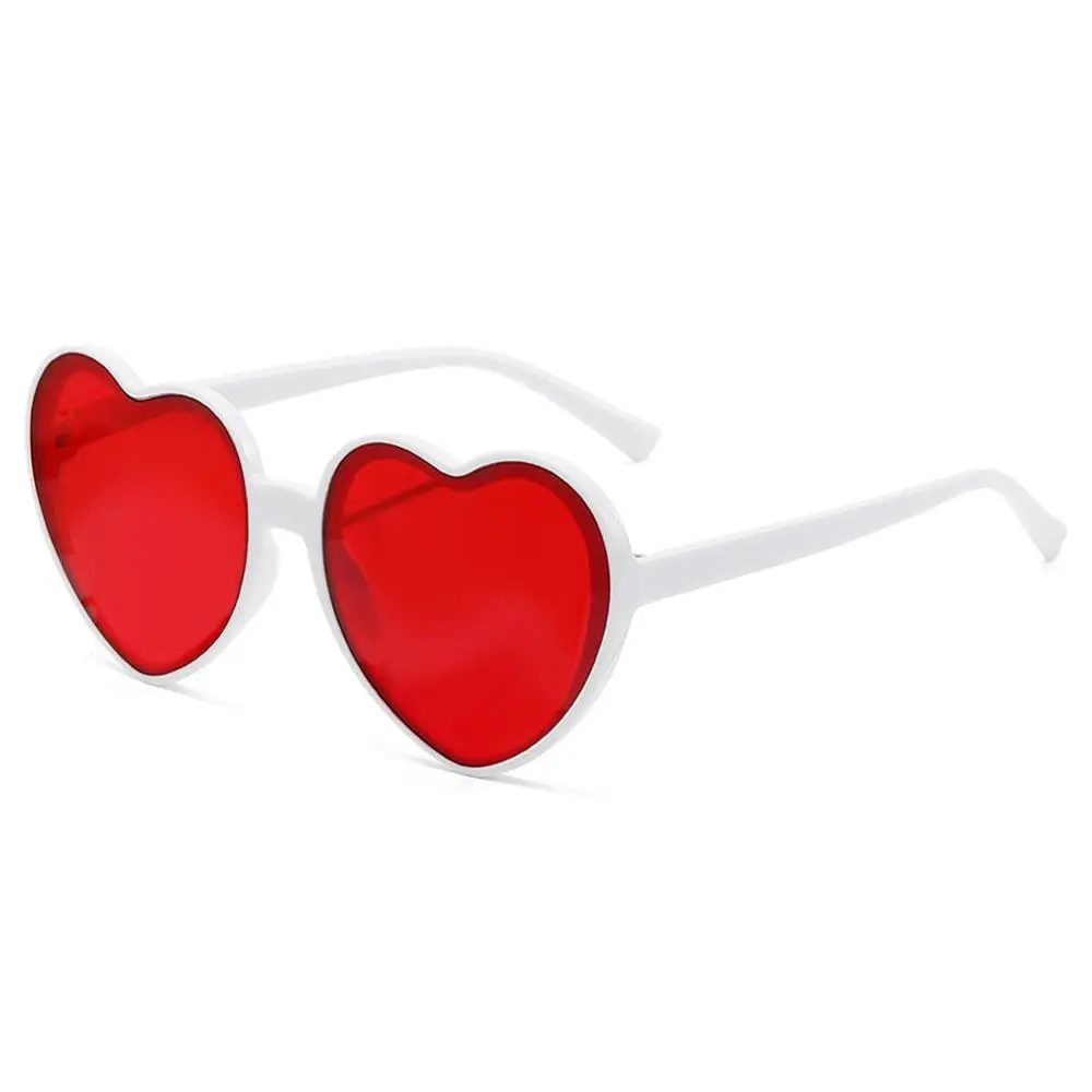 

Trendy UV400 Protection Heart-Shaped Sunglasses Halloween Summer Party Glasses Cosplay Beach Shades for Women
