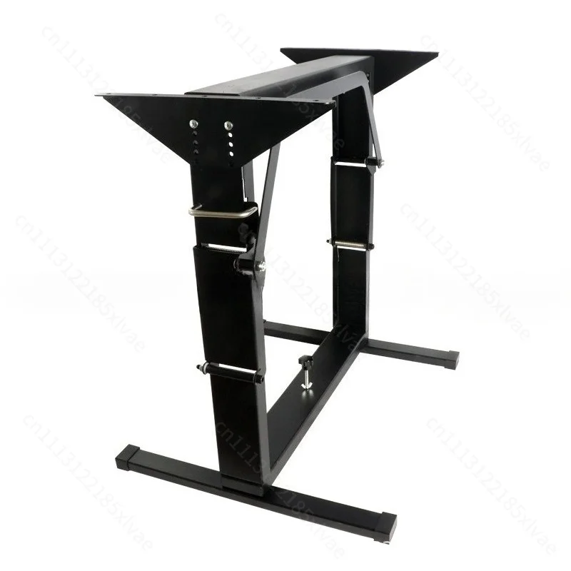 Camper Van Folding Table Frame with Adjustable Legs - Space-Saving Convertible Desk & Bed System for RV Interior Upgrade