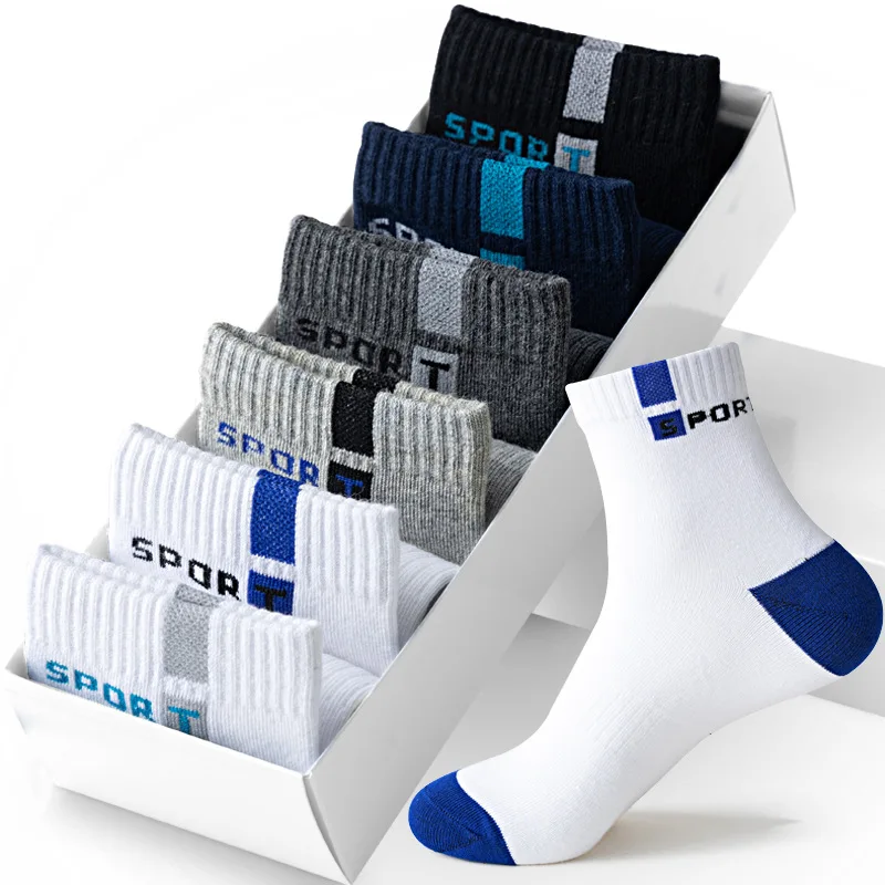 

5pairs Mens Cotton Dress Black Argyle Pattern Crew Funny Socks for Men Gifts