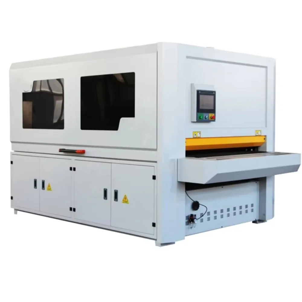 Shining Cheap Woodworking Tools Drum Sander Machine PLC Pump Automatic Motor Polish MDF Edge Wood Brush Sanding Auto Feed