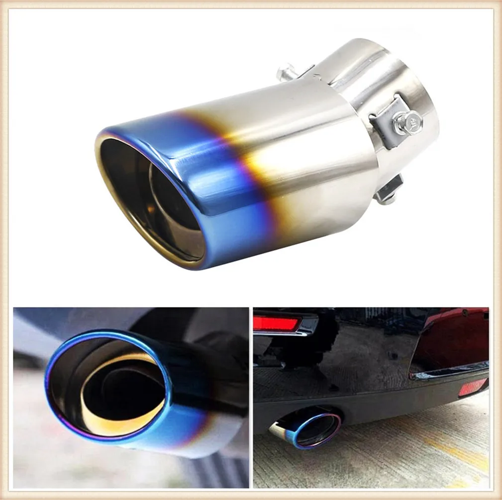 Tail Muffler Exhaust Tip Pipe Silver Car Accessories for Nissan Altima 370Z Xmotion Nuvu NV2500 Forum PALADIN TEANA