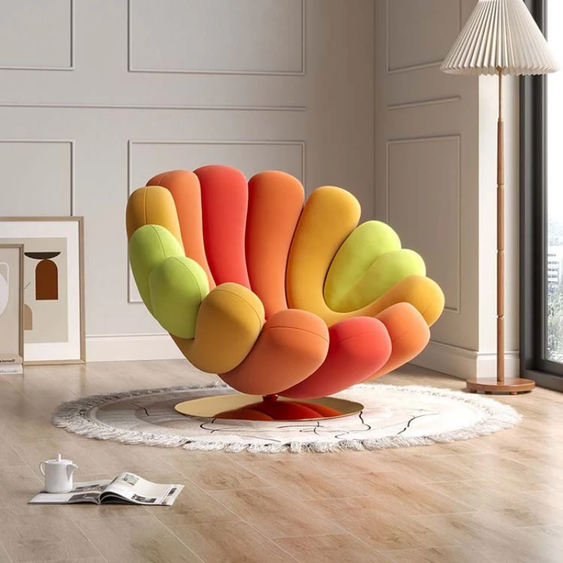

Villa Club Italian Designer Creative Single Sofa Chair Modern Simple Living Room Model Room Lazy Leisure Chair
