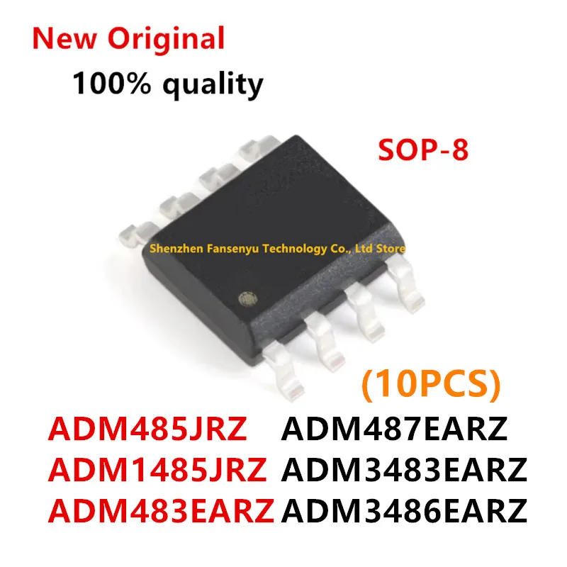 (10piece)New ADM485JRZ ADM1485JRZ ADM483EARZ ADM487EARZ ADM3483EARZ ADM3486EARZ ADM485 ADM1485 ADM483E ADM487E ADM3483E ADM3486E