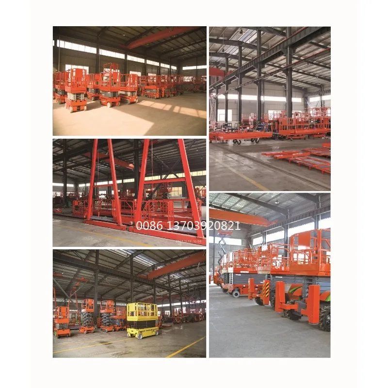 Neues Design Fabrik Großhandel mit schwerer Belastung, selbstfahrende Raupen-Scherenhebebühne, elektrische Hebebühne