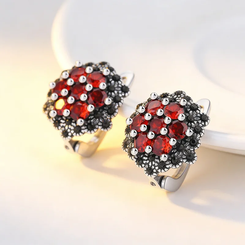 1 Pair  925 Sterling Silver Star Earring for Women Girl Personal Originality Trend Hip Hop Neutral Jewelry Gift Dropshipping