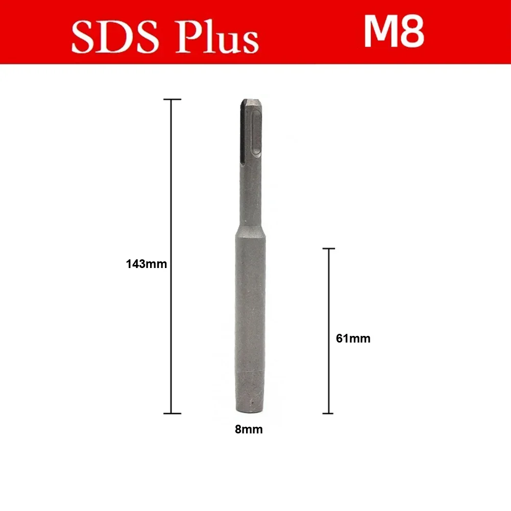 Ground Rod Driver Tool for Hammer Drill Resistant to Breakage Reliable Compatibility Made from Chromium Vanadium Steel