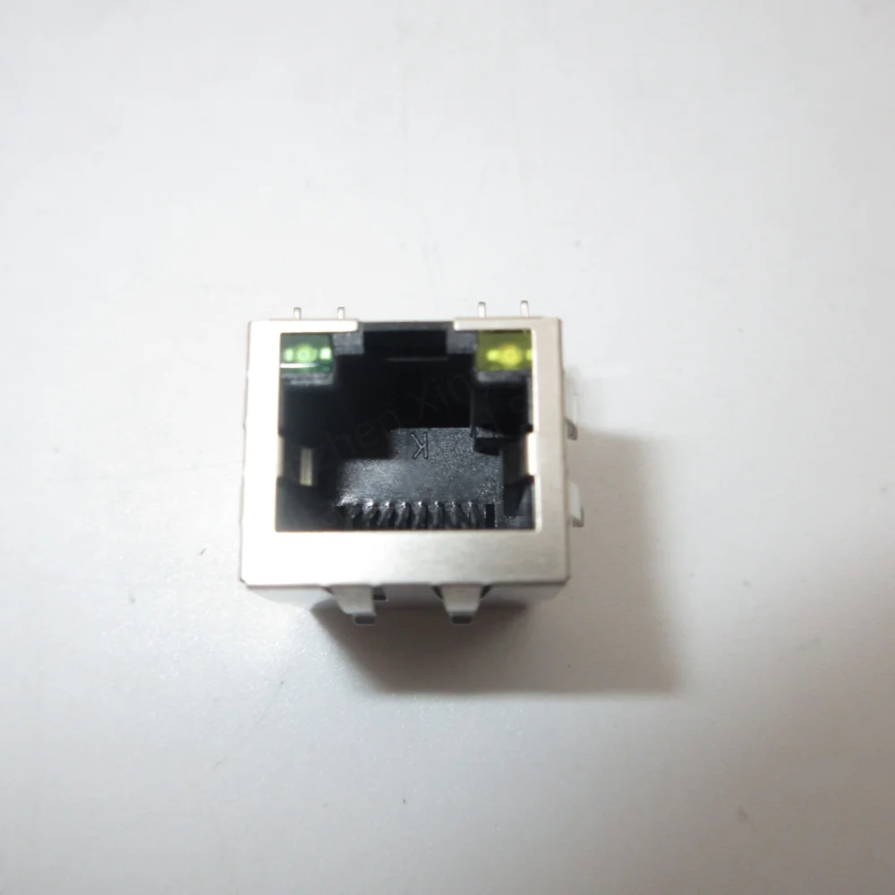 DIY RJ45 Ethernet Port High Quality Transformer Connector Socket with Filtering Indicator Light for Network Cable