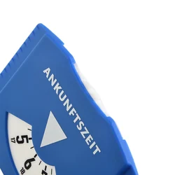 1*Parking Timer Run Stop Switch Parking Disc Running Battery 15.2x12.4x0.8cm Blue Operated High Quality