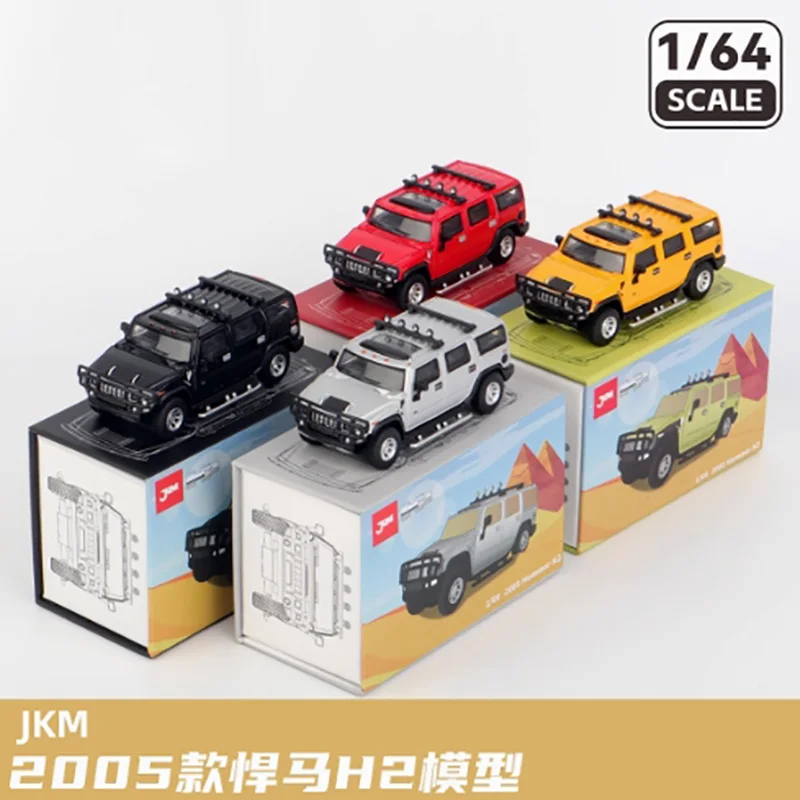 

JKM масштаб 1:64 Hummer H2 внедорожник внедорожник сплав модель автомобиля литье под давлением имитация игрушек коллекция подарок статическая модель дисплей