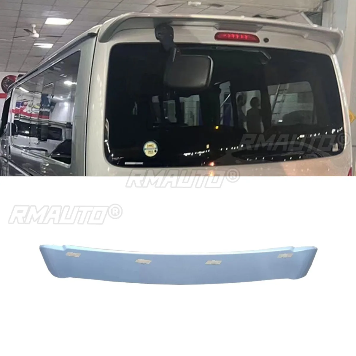 

Задний спойлер багажника, задний спойлер на крышу, совместимый с Toyota Hiace 200 Series 2005-2023, комплект кузова, автомобильные аксессуары
