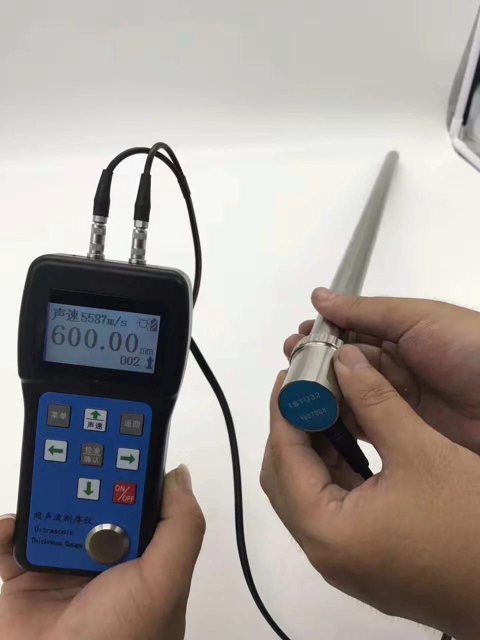 

Ultrasonic thickness gauge, steel plate thickness gauge