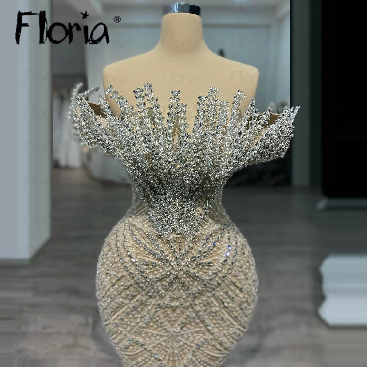 Robe de RhCitroProm brillante avec poignées, robes d'occasion personnalisées, train amovible, couleur or désactivé, événements de mariage initiés, quel que soit le luxe, champagne