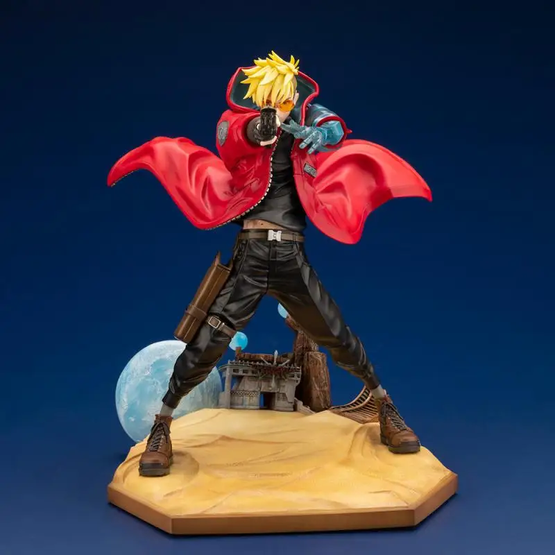 Original ARTFX J TRIGUN STAMPEDE Vash the Stampede TRIGUN STAMPEDE Ver. 1/8 Anime Figure Action Model Collectible Toys Gift