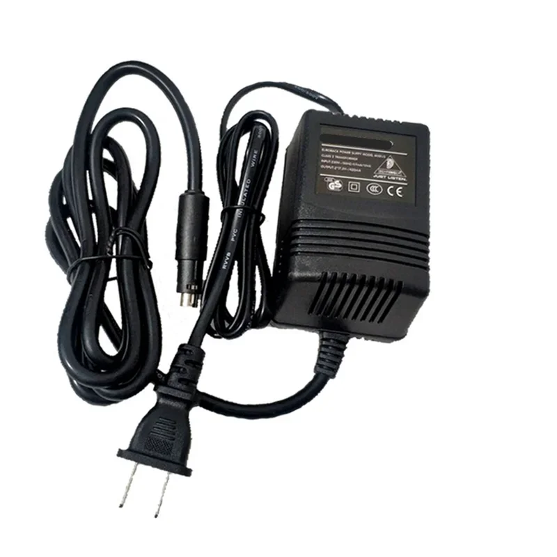 New US For BEHRINGER mixer UB502 802 MX602A/ 1002 1202 XENYX external power adapter 3 stitches 220v