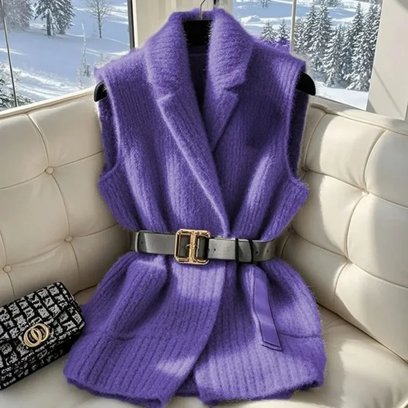 الخريف والشتاء جديد 2025 الخصر التخسيس سترة سترة عالية الشعور بلون سترة سترة لينة ومريحة مهرج رداء علوي غير رسمي