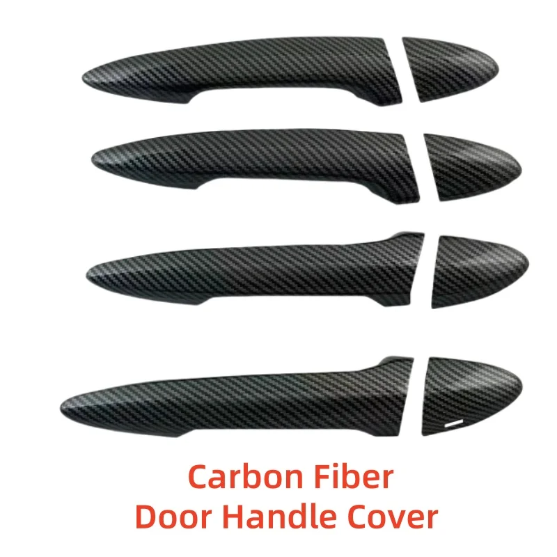 

ABS Carbon Car Accessorie Plated Exterior Door Handle Cover Trim Paste Style For Luxes ES240 ES350 2006 2007 2008 2009 2010 2012