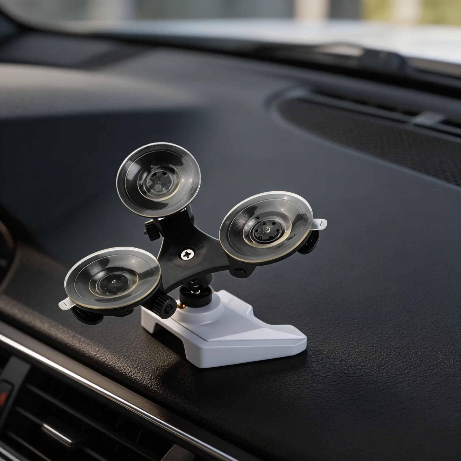 Roof Mount Suction Cup ABS Construction Plastic And Metal Compact Design Tool-free Installation For Travel For Camping