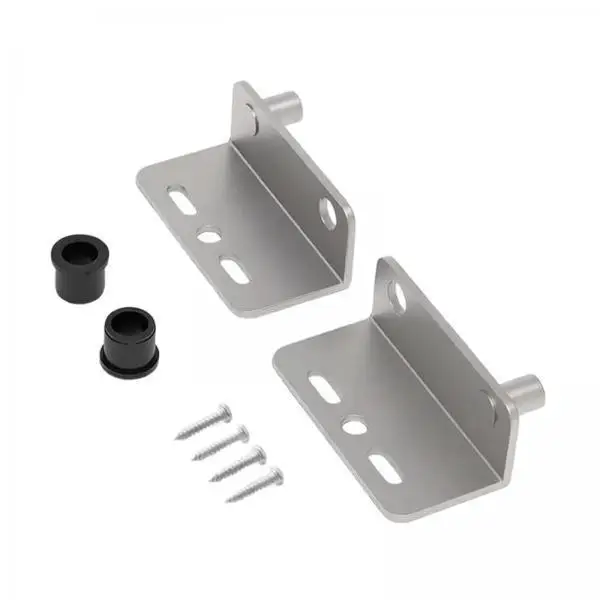 Stainless Shelf Corner Bracket Precise Hole Spacing L Brace for Cabinet Shelf Support and Closet Organizers