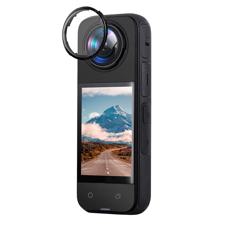 Для Insta360 X4 липкие защитные ограждения для объектива камеры с двумя объективами, защитная защита для объектива, аксессуары-ABJU