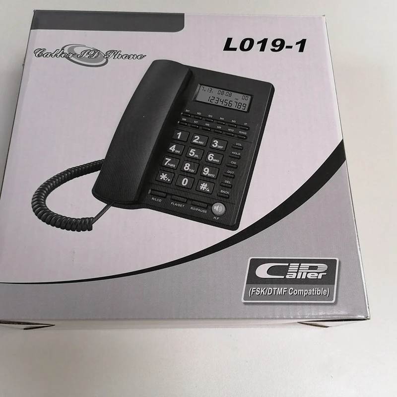 Good quality KX-L019 Telefone Landline Phone Caller ID Corded Telephone Desktop Telephone for Home Office Hotel Restaurant