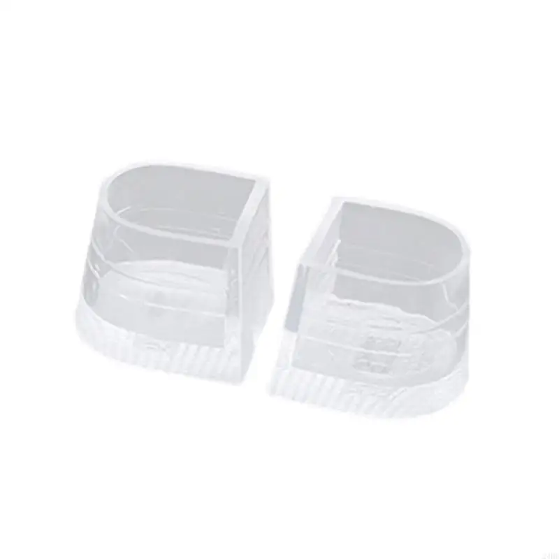 2 Pcs High Heel Protectors Silicone Heel Stoppers Heel Caps for Woman Female 24BD
