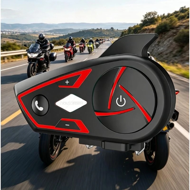 

Houtonsen S3 Helmet BT Headset 1000M Intercom Waterproof Motorcycle RGB Tri-Color Light