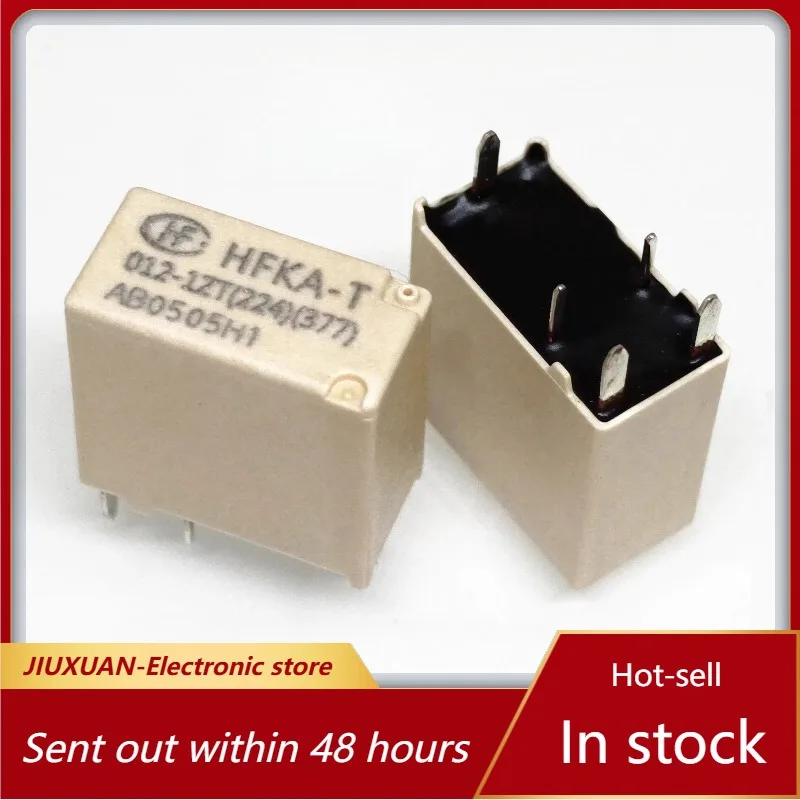 New 1pcs/lot HFKA-T 012-1ZST 5pins Automotive air conditioning compressor relay