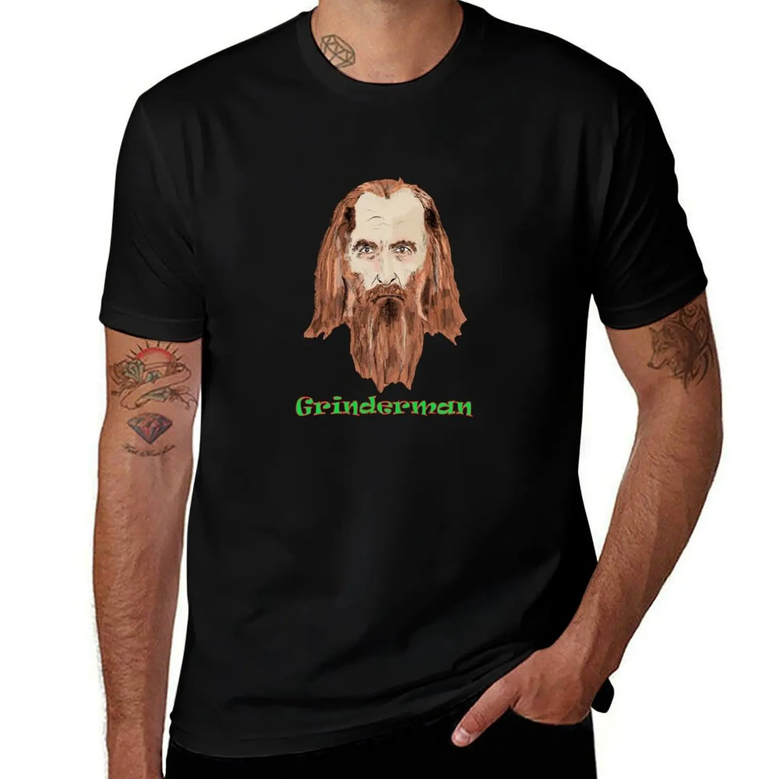 

GRINDERMAN - WARREN ELLIS T-Shirt cheap stuff street wear plus sizes Man t-shirt mens designer clothes
