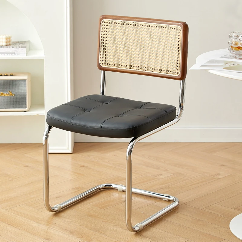 북유럽 가정용 레트로 스타일 디자이너 라탄 의자, 인스 카페 의자, 중세 라운지 의자, 거실 의자, 커피숍 