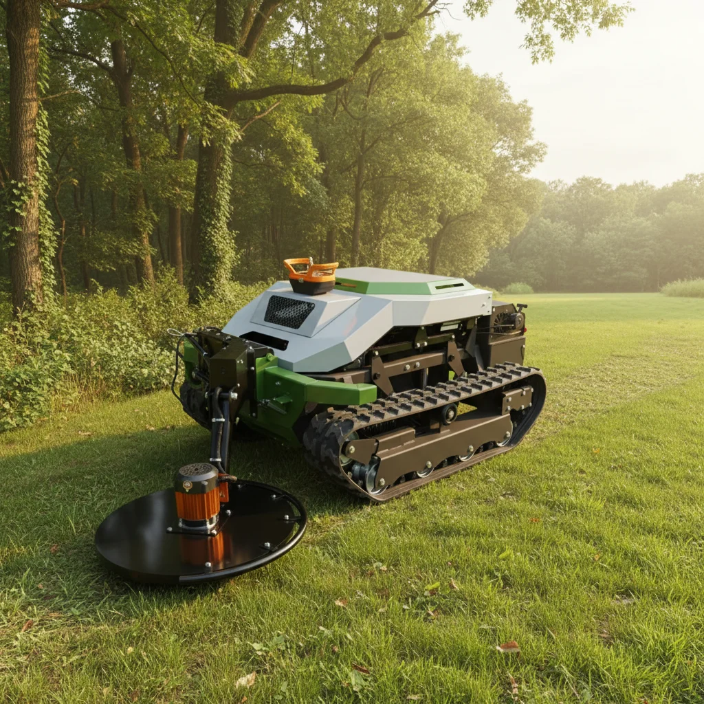 

Remote Control Tracked Crawler Mower Zero Turn Slope Lawn Mower Heavy Duty Grass Cutter for Farm Orchard