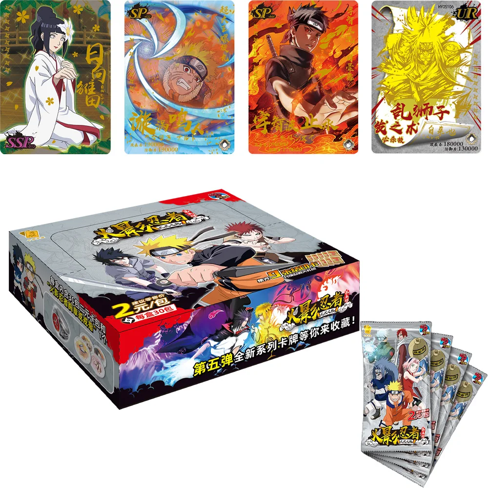 

Naruto Collection Cards Combination CP Naruto Sasuke SSP SP Tsunade Cartoon Anime Limited Flash Card Kids Birthday Gift Toy