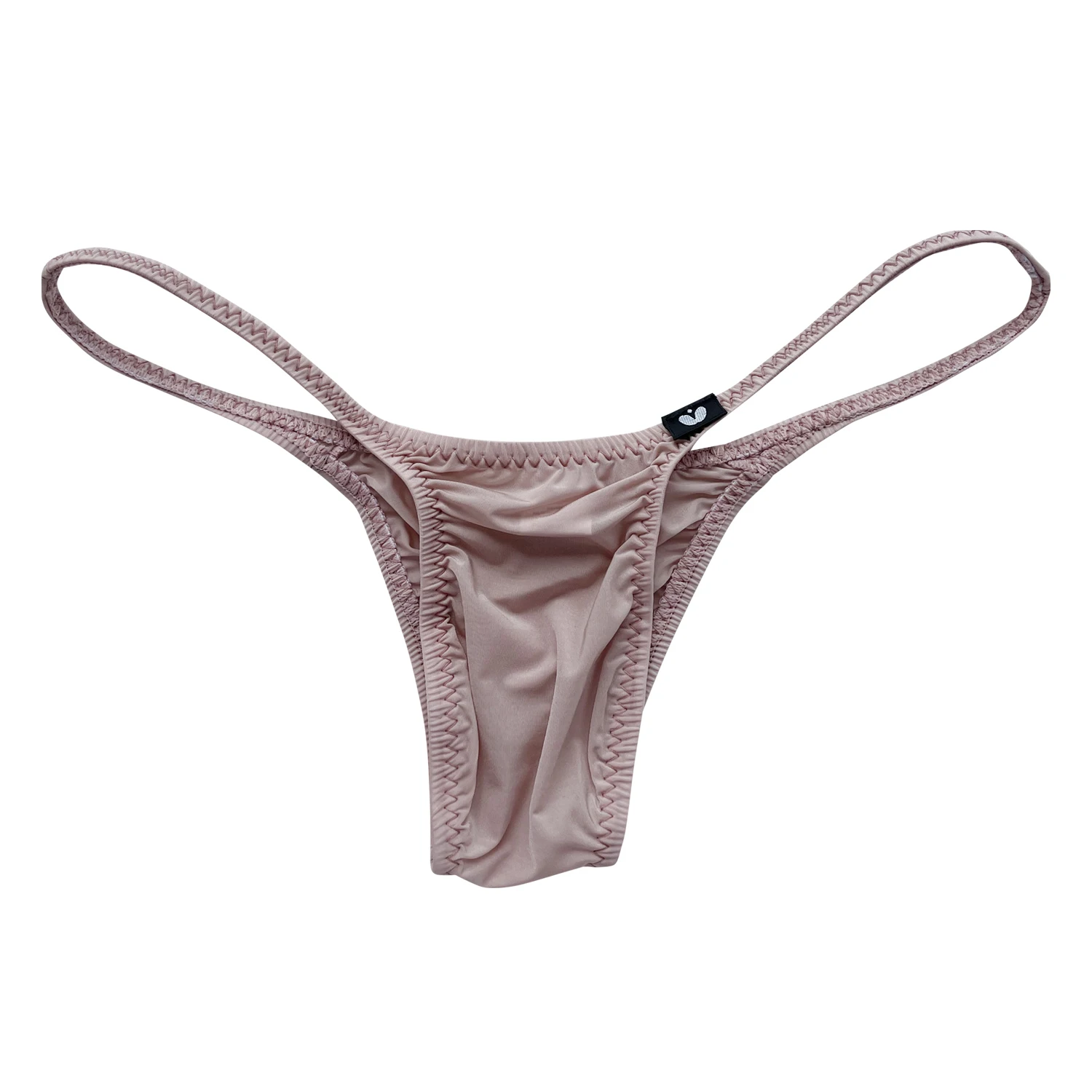 

High bounce ice silk slap boys bikini half pack hip briefs sexy translucent low rise briefs