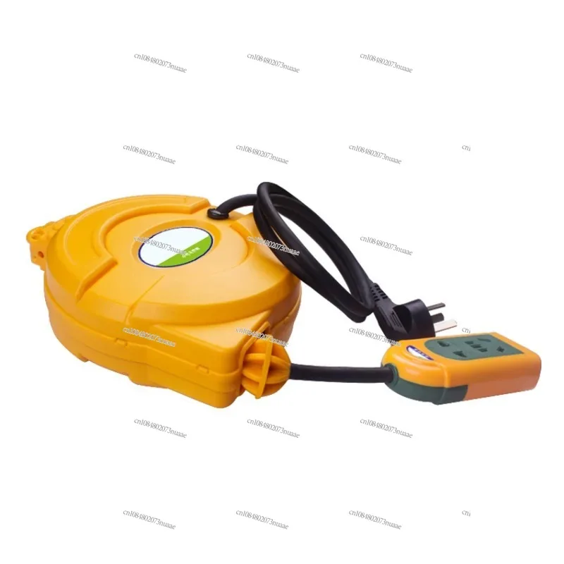 3000W Automatic Retractable Power Cable Reel Wire Telescopic Cable Drum Electric Cable Reel Power Supply Hose Reel 5M