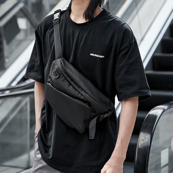 Novo oxford impermeável pequeno zíper crobody saco 7.9 polegada plana causal shool sling bolsa de ombro com volta anti-roubo bolso com zíper