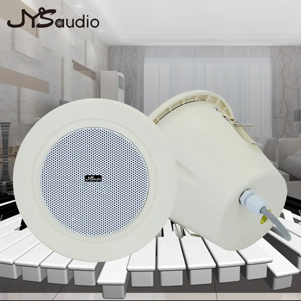 PA System IP55 Ceiling Speaker In-Wall Waterproof And Weather Resistant Outdoor Stereo Boat Speakers Perfect For Marine ATV UTV