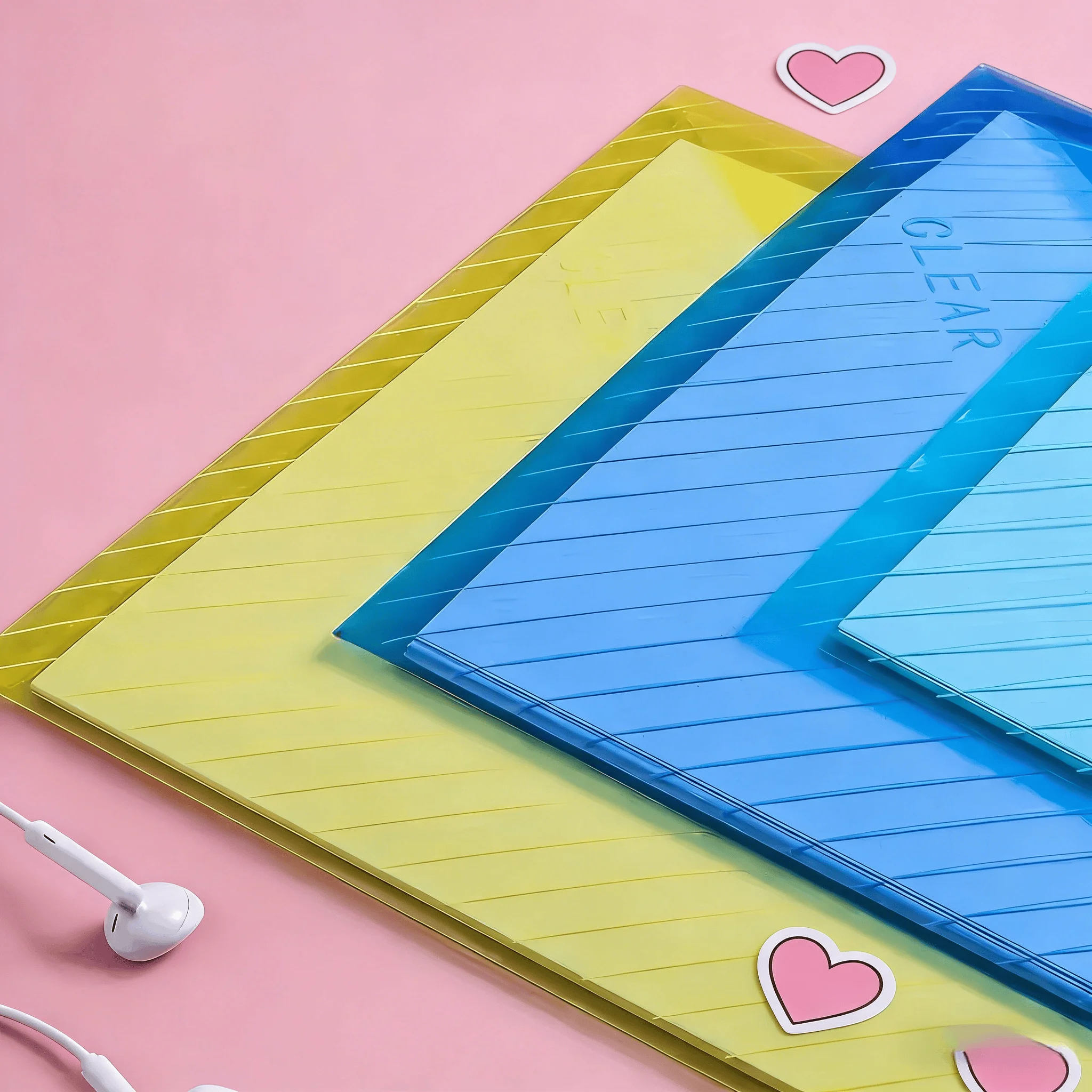 

5 папок формата А4 премиум-класса с карманами — прочные держатели для документов для удобного хранения школьных принадлежностей и домашних заданий