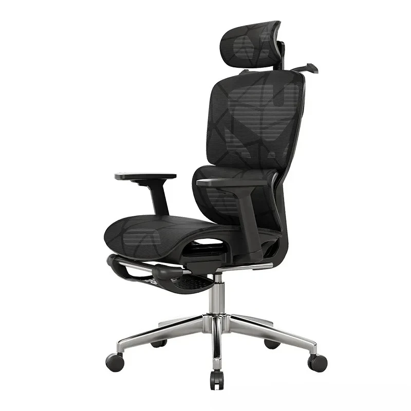 Ergonomic Office Computer Chair Adjustable Reclining High Back Mesh Lumbar Headrest Swivel Wheels Household Use Furniture