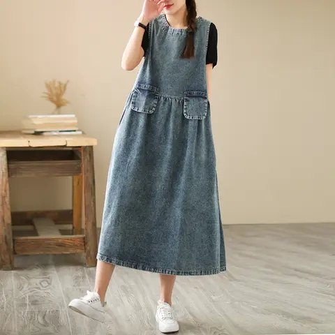 6 best sales डेनिम मिनी ड्रेस - №5