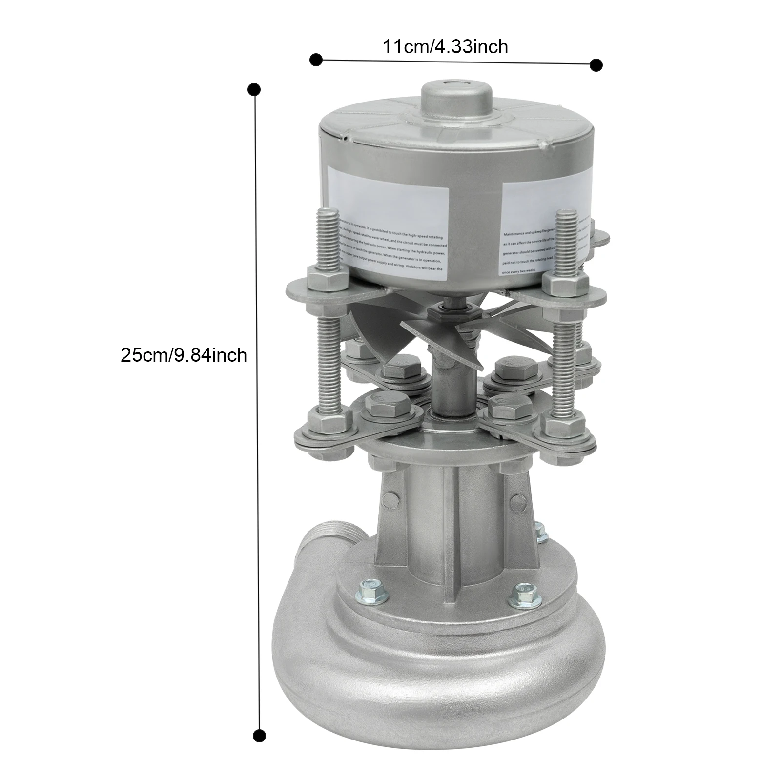 Micro Hgenerator 500 Watts 50hz 110 Volts High Power with Monitoring