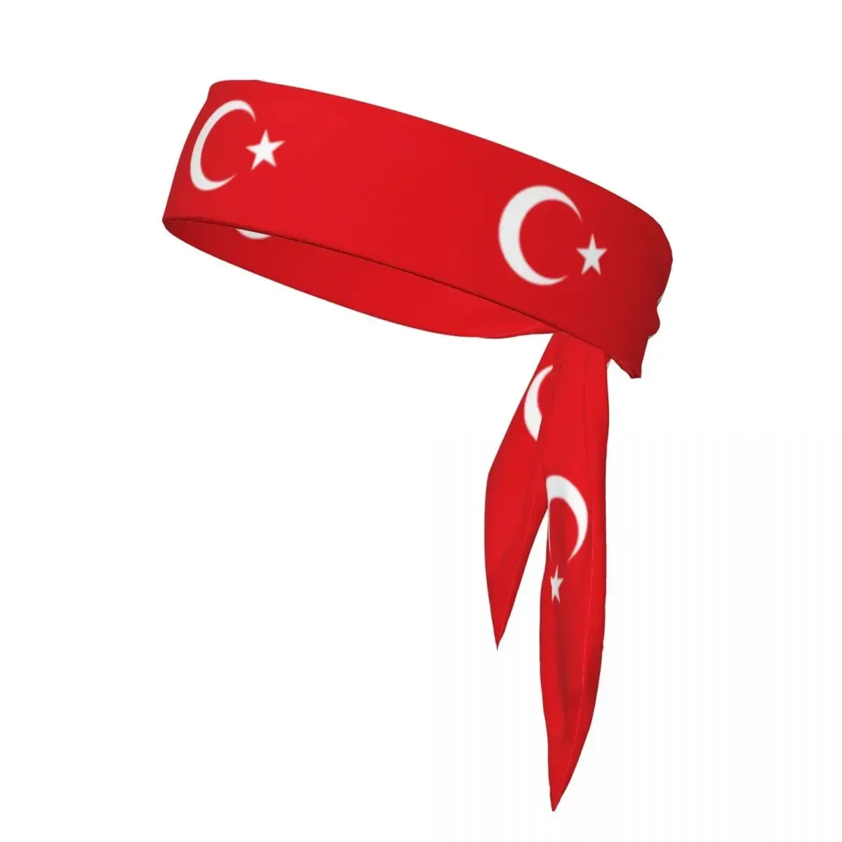 

Sports Headband Head Tie Turkey Flag Bandana Sweatbands Yoga Tennis Headwrap For Adult