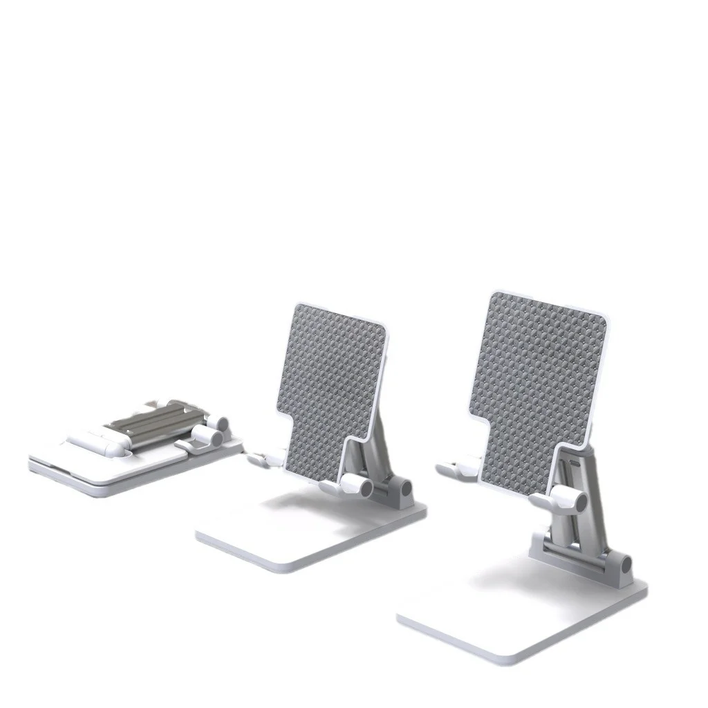 

T7-3 Double-pole Mobile Phone Tablet Bracket Running Volume Gift Folding Telescopic Desktop Tablet Anti-skid Bracket Holder